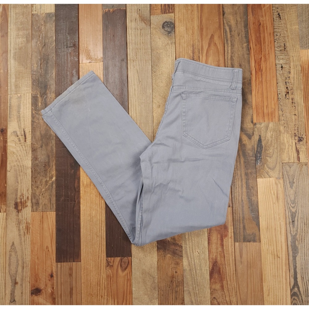 Urban Pipeline Max Flex Relaxed Straight Pants Mens 30x32 Gray Stretch Chino